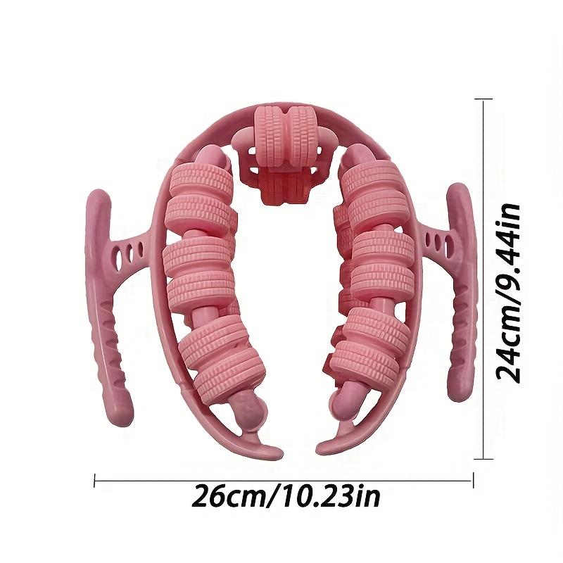 28-Wheel Annular Leg Clamp Massager with Six-Axis Floating, Double-Layer Massage Wheels for Muscle Soreness, Deep Relaxation