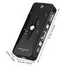 Durable 4 Ports USB 2.0 KVM Switch Plug and Play USB 2.0 VGA Manual Switch Box VGA Port Video Sharing Adapter PCs Sharing