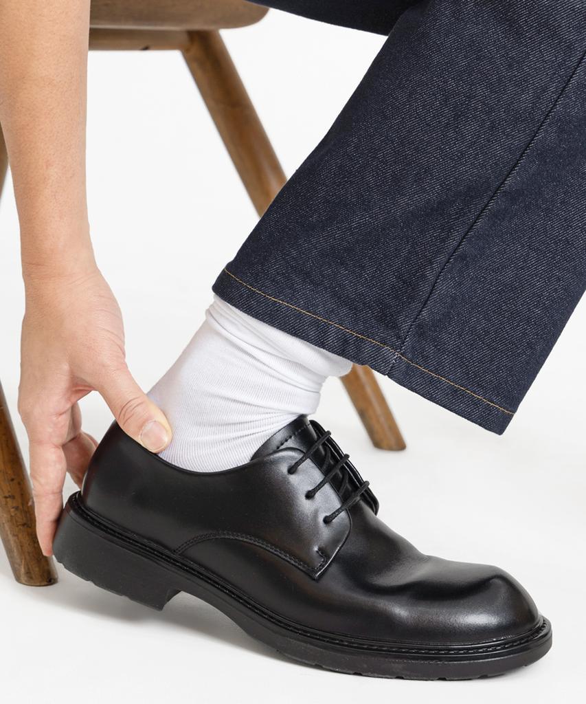 Bsqt By Classy Go103 Laopi 3-Hole Derby Shoes Black
