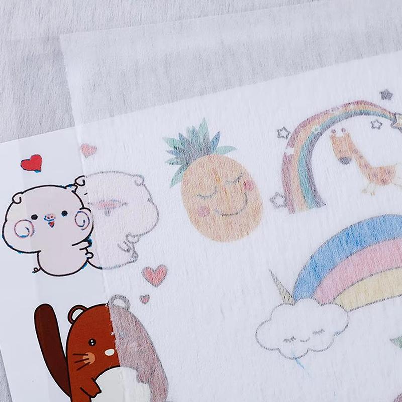 1/10Pcs Water-Soluble Non-Woven Back Adhesive Lining Printable Lining Cloth Clothing Accessories For Computer Manual Embroidery