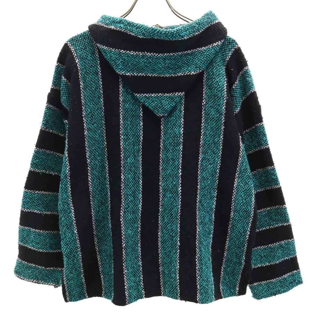 VEL-MEX 80s 90s Old Striped Pattern Long sleeve Mexican Parker M Men's Used