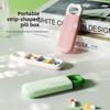 1PCS Mini Multifunctional Compartment Portable Medicine Box for Travel, Simple Packaging and Storage of Medicine