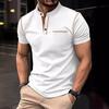 Sommer Herrenmode Kurzarm-POLO-Shirt Button Up T-Shirt Herren Sport Poloshirt Sport Tops