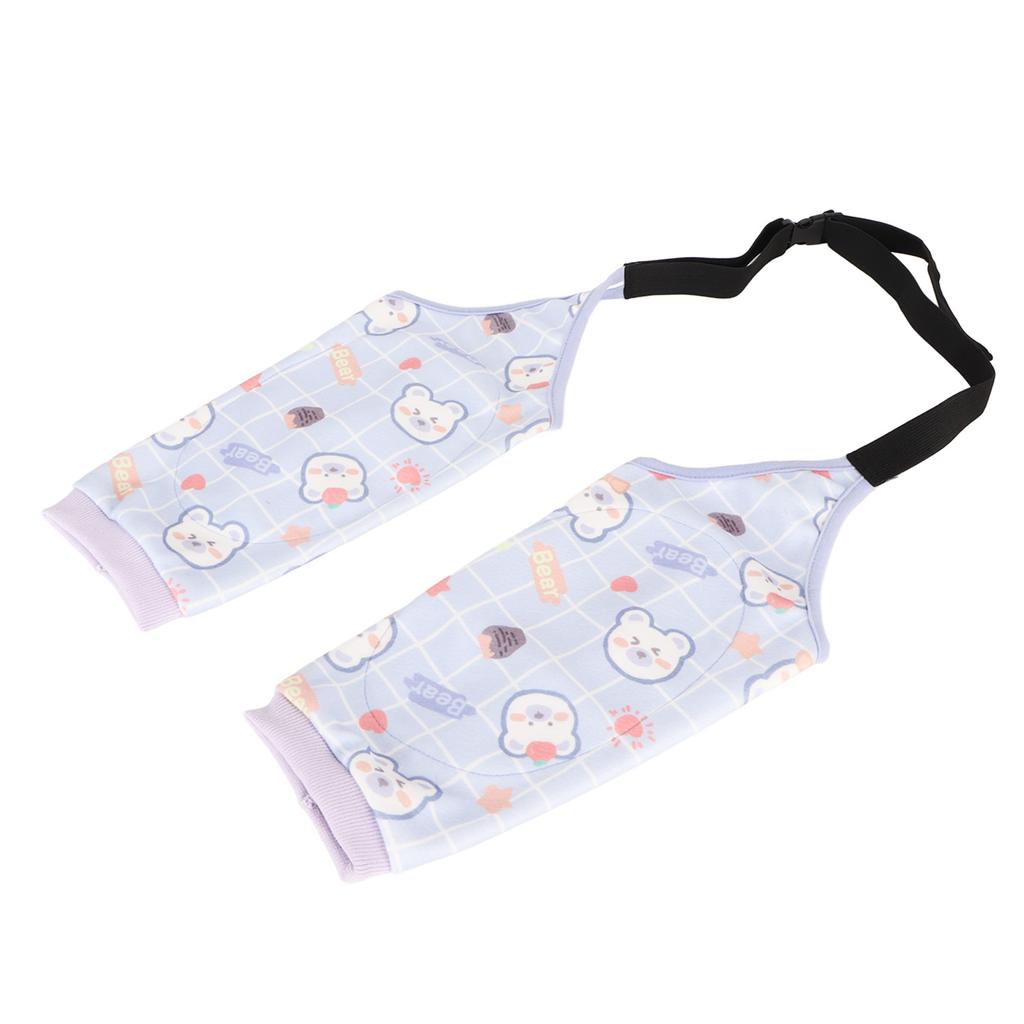 Dog Elbow Brace Thickened Soft Breathable Prevent Licking Wearable Dog Surgery Recovery Sleeve for Front Legs Purple