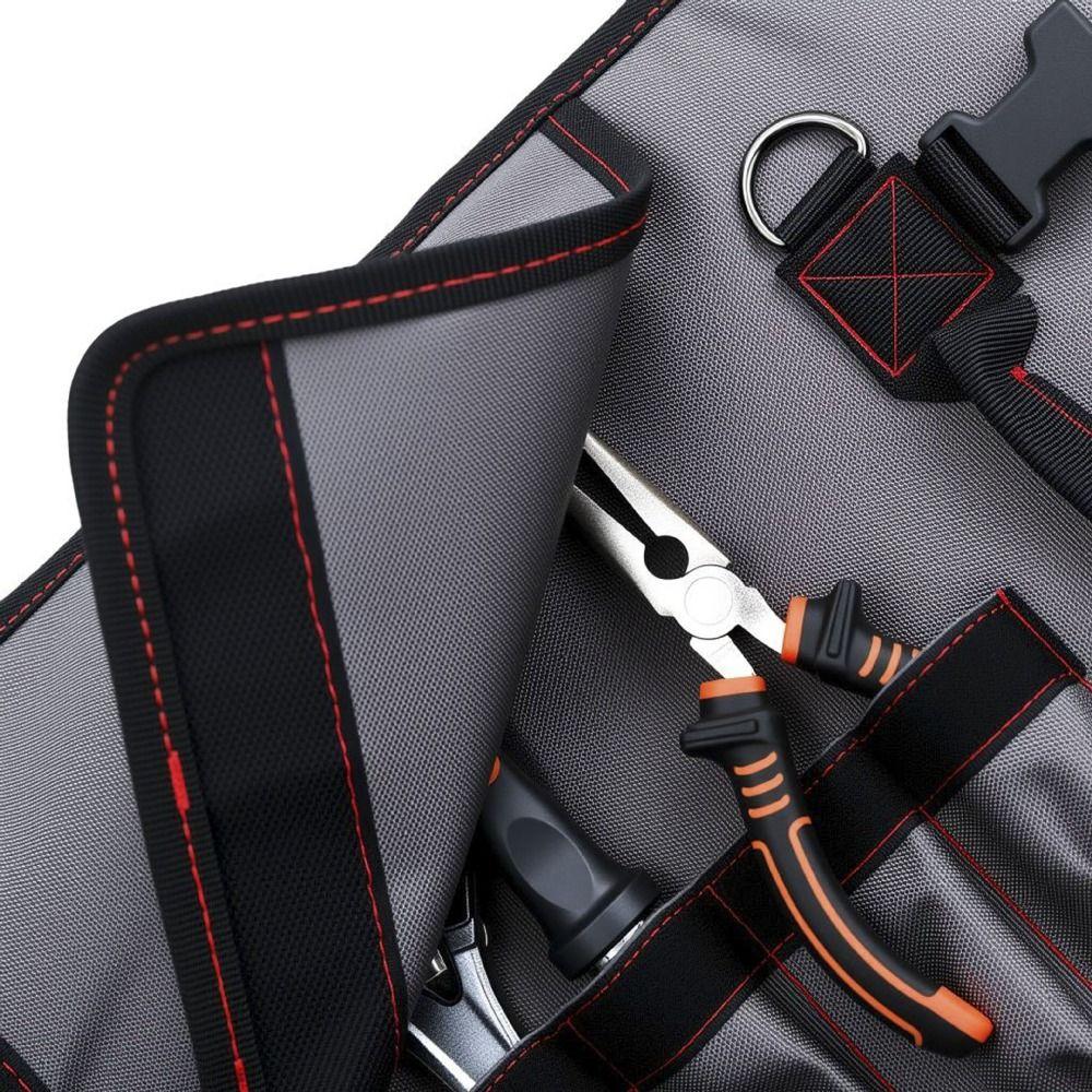 Multi-function Tool Storage Bag Thickened Tool Organizer Roll Up Tool Bag  Portable Organization