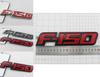 Durable Red Black 3d Raised Plastic Emblem Badge Letter For 09-14 Ford F150 Tailgate