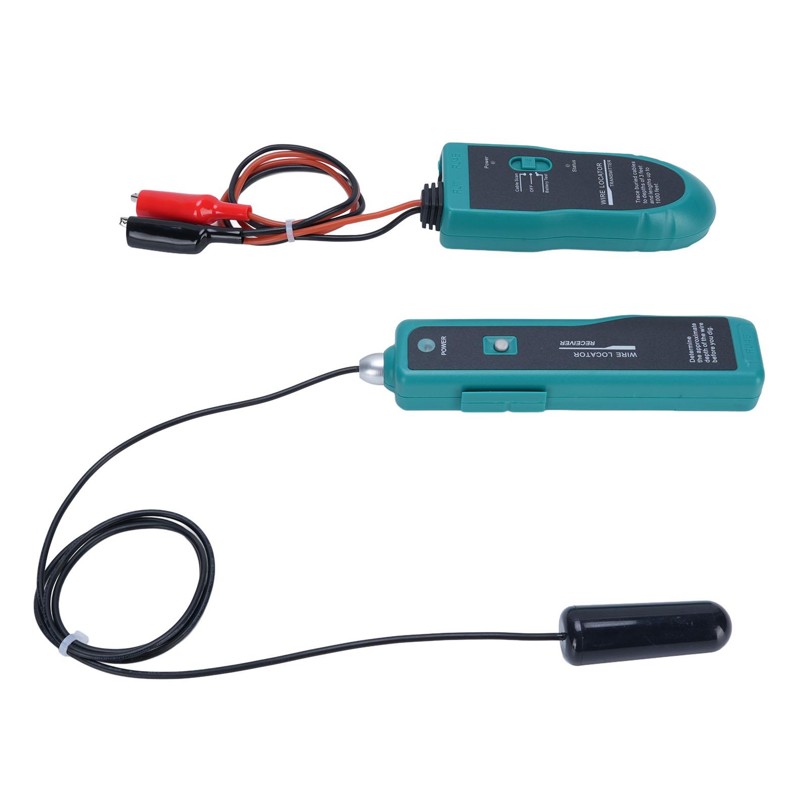 

Подземный локатор настенной проводки, трассоискатель кабеля, комплект приемника для тестирования короткого замыкания и обслуживания линии