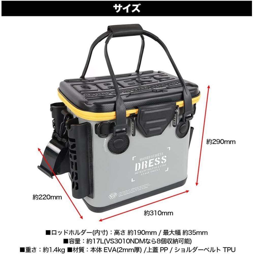 Dres 12l 34l 3 Sizes 7 Colors Fishing Bucket Eva Multifunctional