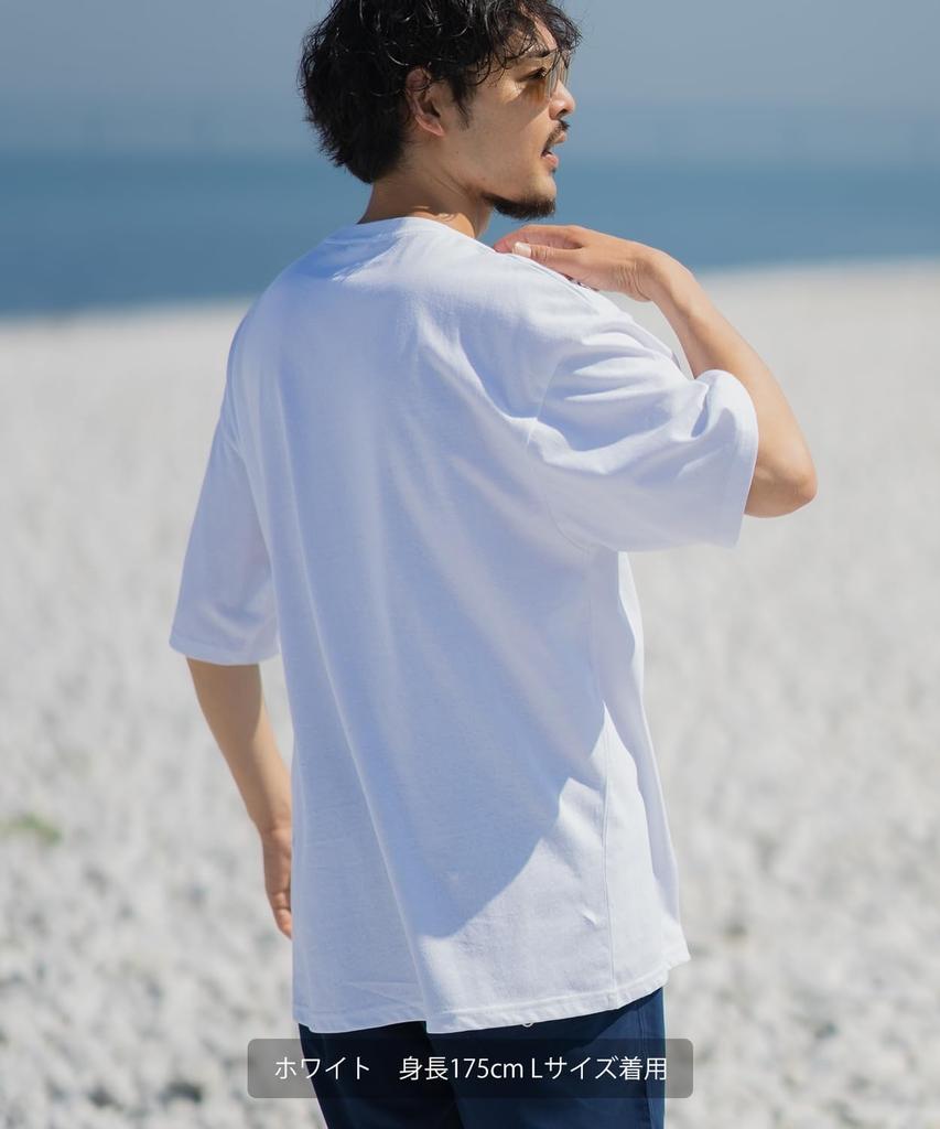 IMPROMES Casual SIDEWAYSTANCE Men's Wave Short Sleeve T-Shirt, White