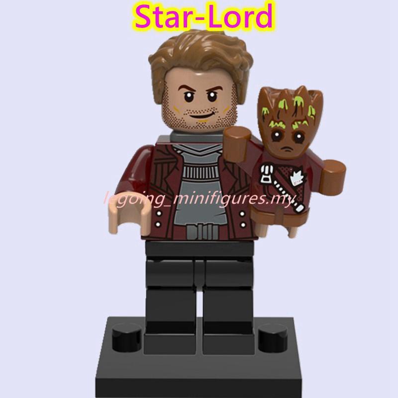 Kompatibel mit Minifiguren Star-Lord Marvel Avengers Endgame Bausteine Spielzeug für Kinder