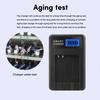 Compact ABS Camera Battery Charger LCD Display for 50 55 60 65 80 75 Camera Versatile Charging Option USB Charger