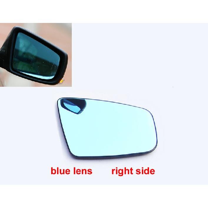 For Buick Lacrosse 2009 - 2015 Car Accessories Side Rearview Mirrors Lenses Rear View Mirror White Blue Glass Lens with Heating