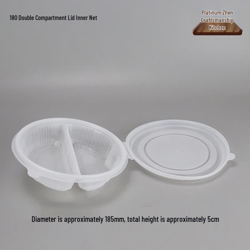 Bozhen Craftsman Chef Round Kraft Paper Disposable Bento Box