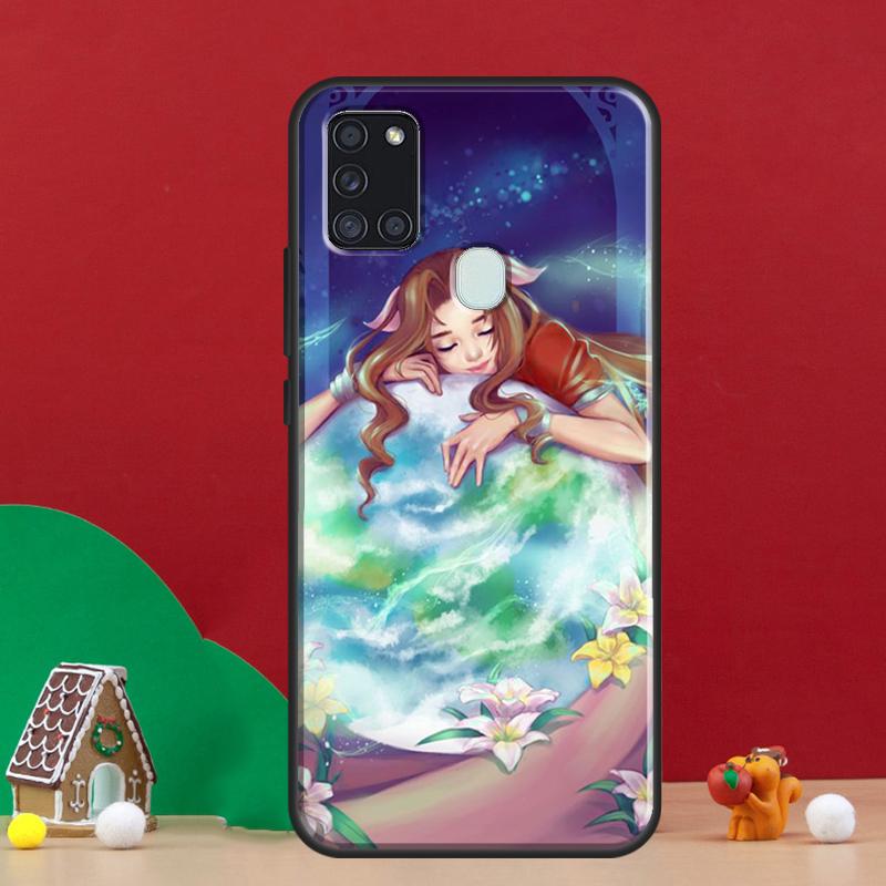 Aerith Gainsborough Final Fantasy Case For Samsung Galaxy A54 A34 A14 A51 A71 A50 A52S A12 A22 A32 A52 A53 A33 A13 Cover Coque