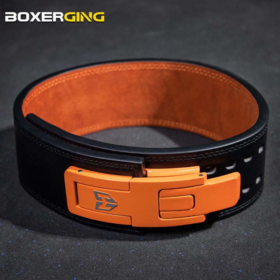 Durable And Safe Adjustable Weightlifting Belt Lever Powerlifting Beltgym Barbellsquat Deadlift Waist Support Strength Training Lumbar Brace