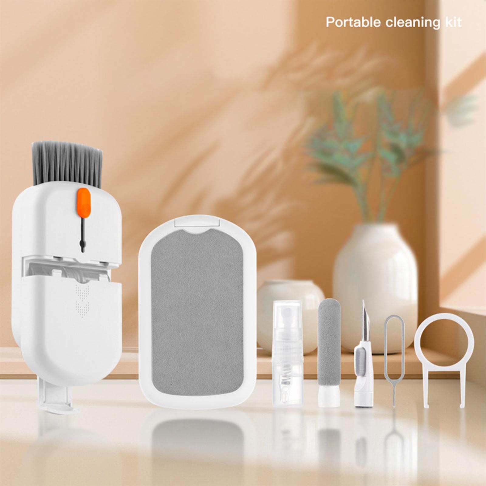 

10-in-1 multifunctional cleaning kit for camera, headset, keyboard, computer, mobile phone screen white
