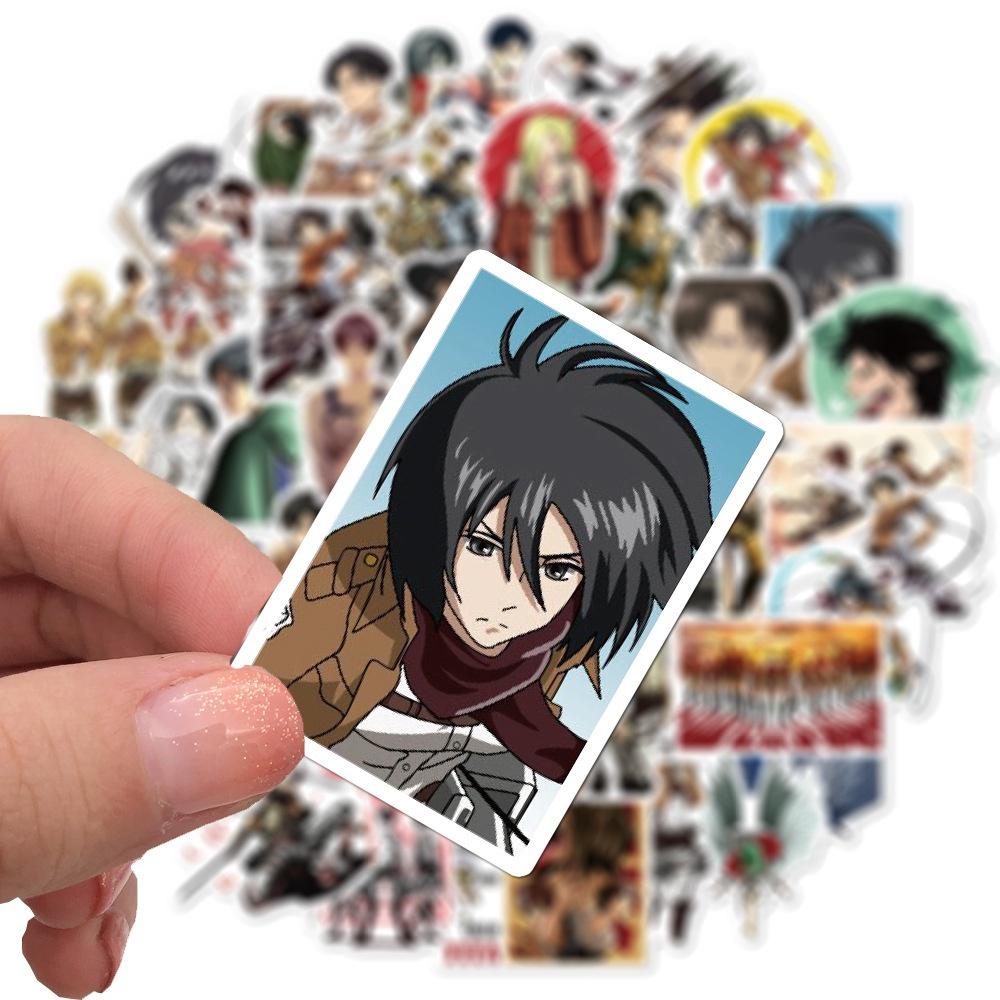1050Pcs Japanese Anime Attack on Titan stickers Graffiti for DIY Luggage Laptop Skateboard Motorcycle Bicycle Stickers