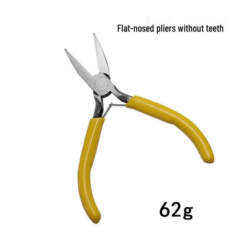 5-inch Mini Pliers Set: Needle-Nose, Bent-Nose, Wire Cutters for Jewelry Beading & DIY.