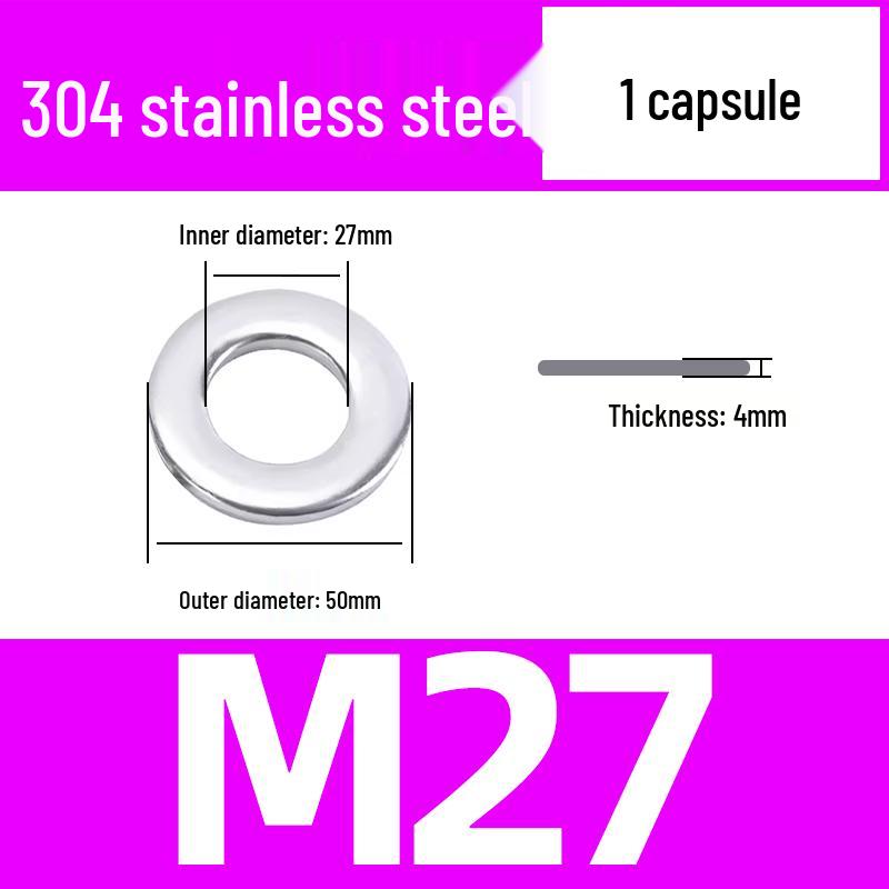 304 Stainless Steel Flat Washers M1.6-M45