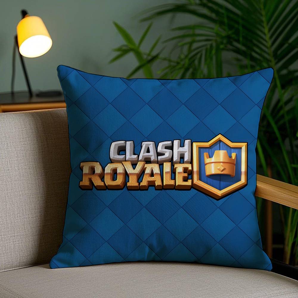 Game C-Clash Of C-clans Cute Fighting Pillow Case Sofa And Living Room Decorative Cushion Covers Dust-proof And Mite-proof F