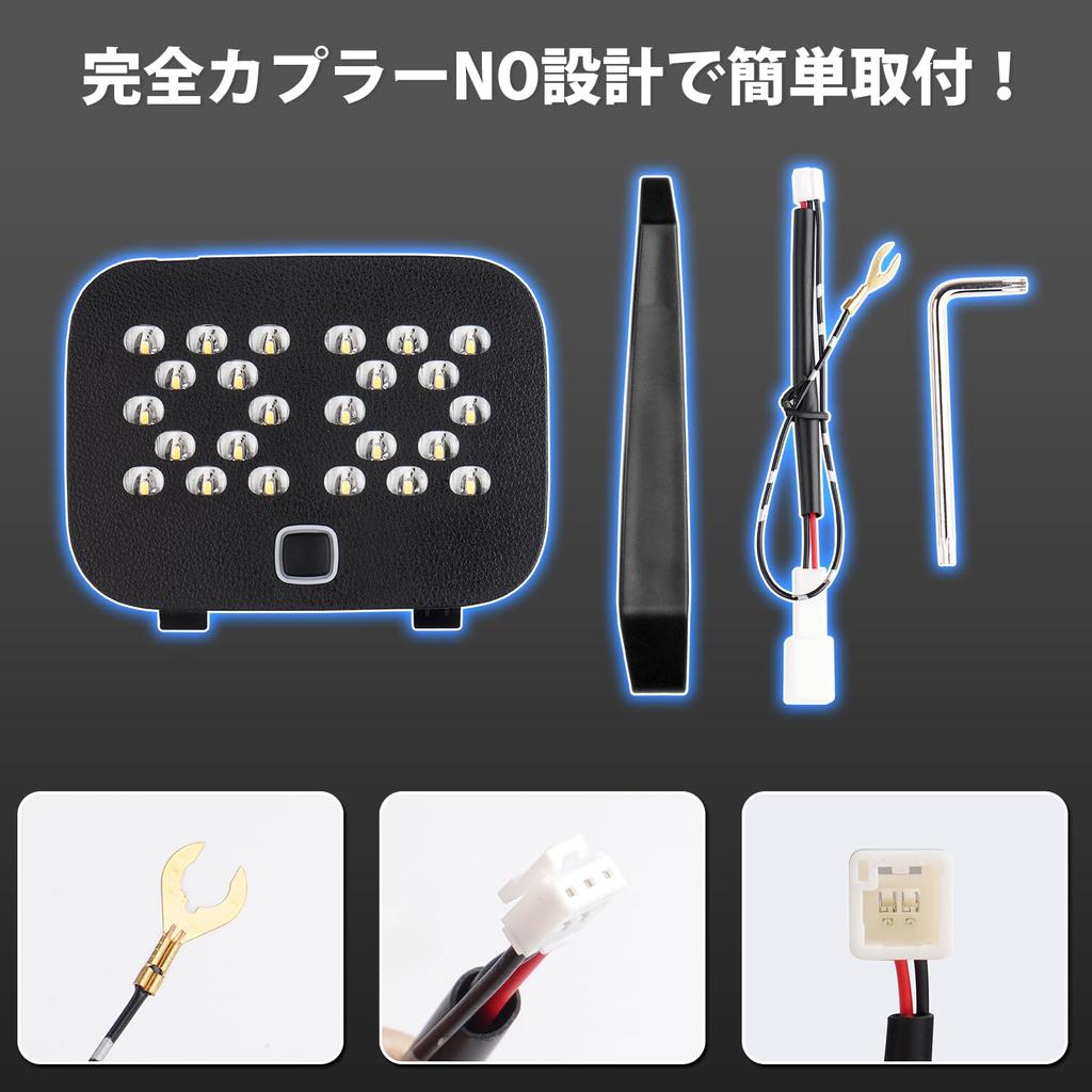 Jiooy Toyota New Alphard 40 Series Additional Luggage Lamp Vellfire 40 Series Rear Gate Light Alphard40 Trunk Light Vellfire40 Additional LED Lamp