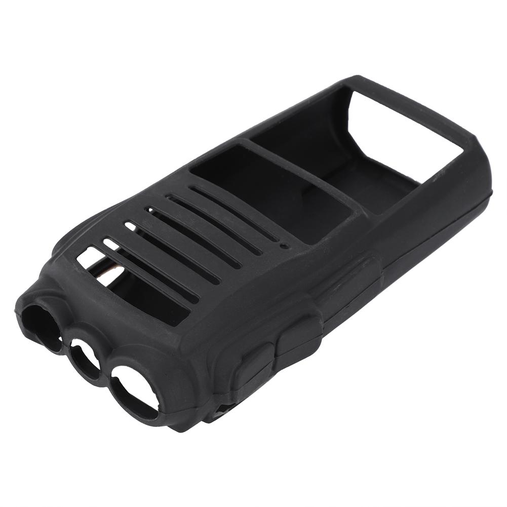 Soft Silicone Two Way Radio Holster Case Protection for Baofeng UV82 Walkie Talkies(black)