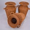 1An Imitation Rattan Vase Tall Cane Flower Vase Vine Flower Pot Rattan Woven Vase Rattan Woven Vase Floor Vase Vase
