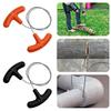 1Pcs Stainless Steel Wire Saw with Finger Handle Outdoor Camping Hiking Pocket Manual Chain Saws Portable Survive Tool Hand Saw