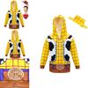 Woody Reißverschluss-Hoodie Sweatshirt Weiches Auffälliges Toy Story Kostüm Für Kinder