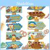 Beer Munich Festival Party Paper Lawn Stakes Direction Signage Set Event Decor