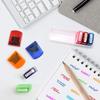 Reliancer Colorful Self-Inking Motivation School Grading Teacher Stamp Set and Tray (8-Piece)