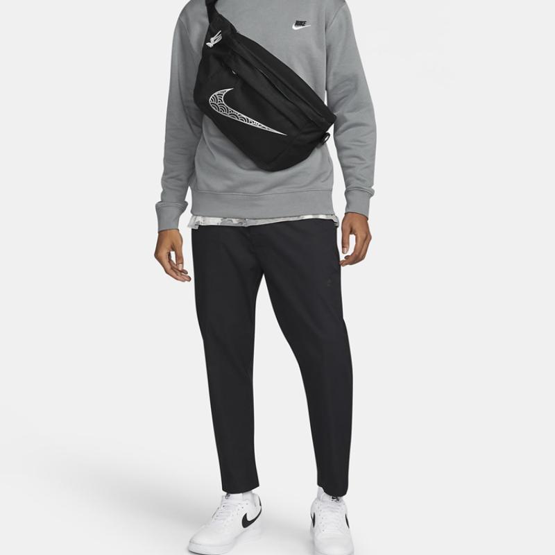 Nike Fabric Sling Bag Shoulder Bag Crossbody Bag Fanny Pack Regular Unisex Black Casual DQ3431-010