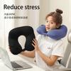 Office Nap Cervical Double Hump Press Inflatable Pillow