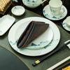 New Chinese Style Gold Rim Bone China Dinnerware Set