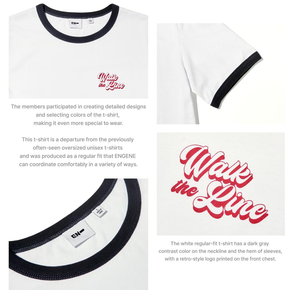 ENHYPEN　WALK THE LINE　Ringer T-shirt ENHYPEN - Ringer T-Shirt [World Tour 'WALK THE LINE