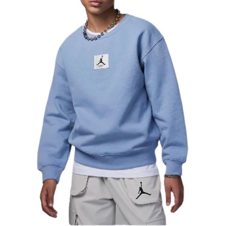 Jordan Sweatshirt ESSENTIALS Blue Gray Kids' HF2529-436