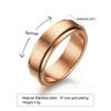 Stainless Steel Spinner Fidget Ring for Men Women Anxiety Jewelry Size 5 To 12