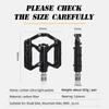 MTB Road Bike Real Carbon Fiber Titanium Alloy Axle 6 Bearings Flat Pedal 179g/pair Ultralight Bike Smooth 9/16 Thread 251c