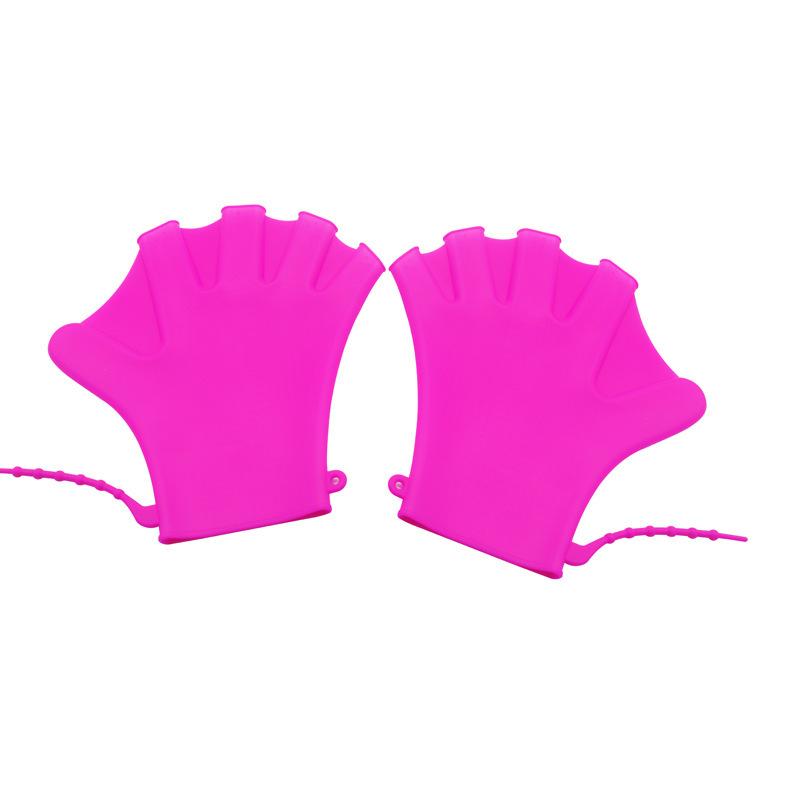 Silikon Schwimmflossen Verstellbare Tauchen Entenflossen für Erwachsene und Kinder Übungsschwimmen Handschuhe