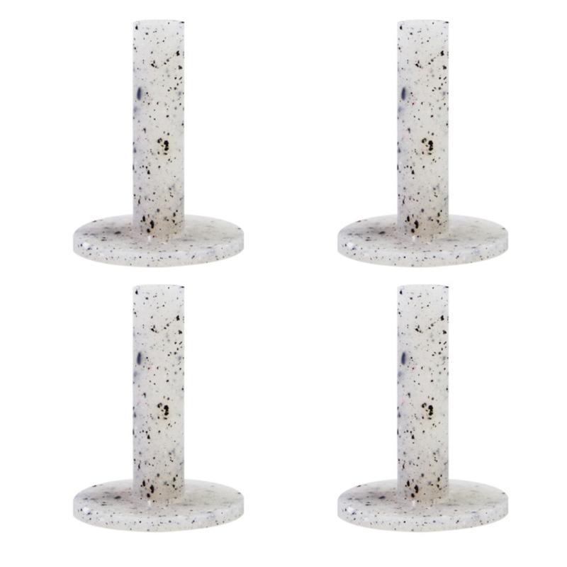 4 Stück Universelle Gummi-Golf-Tees Stabiler Trainingsballständer Golfball-Tees Outdoor-Golfsportzubehör Einfach zu verwenden