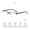2/3PCS  New Metal Half Frame Anti Blue Light Presbyopia Glasses Business Lightweight Reading Presbyopia Glasses 8057