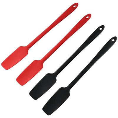 1 Stück Langstiel Gummi Spatel Antihaft Silikon Glas Spatel Edelstahlkern Hitzebeständiger Silikon Schaber Backen