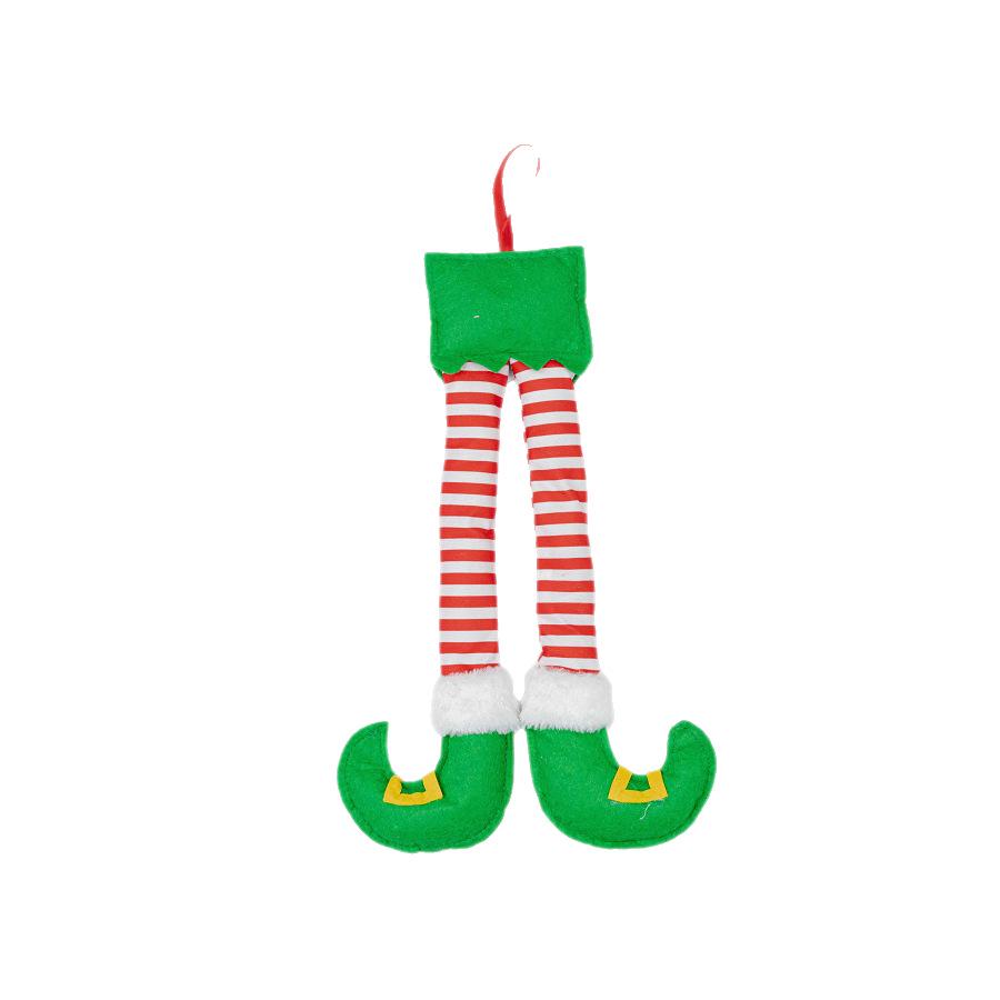 Festive Elf Legs Hanging Ornaments for Christmas Décor