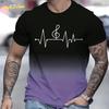 Quick-drying Men Running Shirts Fitness Compression Gym Polyester Sports T-shirt Black 2023 Workout Training Muscle Fit Clothing
