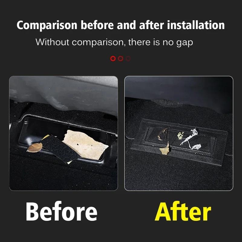 Air Outlet Cover For Tesla Model 3 Y Under Seat Anti-Blocking Dust Protective Net Car Styling Interior Modification Accessories