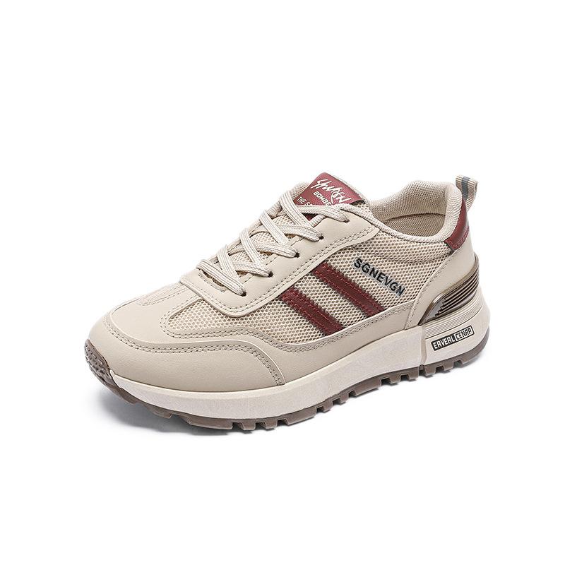 [Přizpůsobené] Jarní prodyšné boty na platformě pro tátu, korejská verze, cestovní běžecké sportovní boty, retro boty s měkkou podrážkou Forrest Gump, dámské