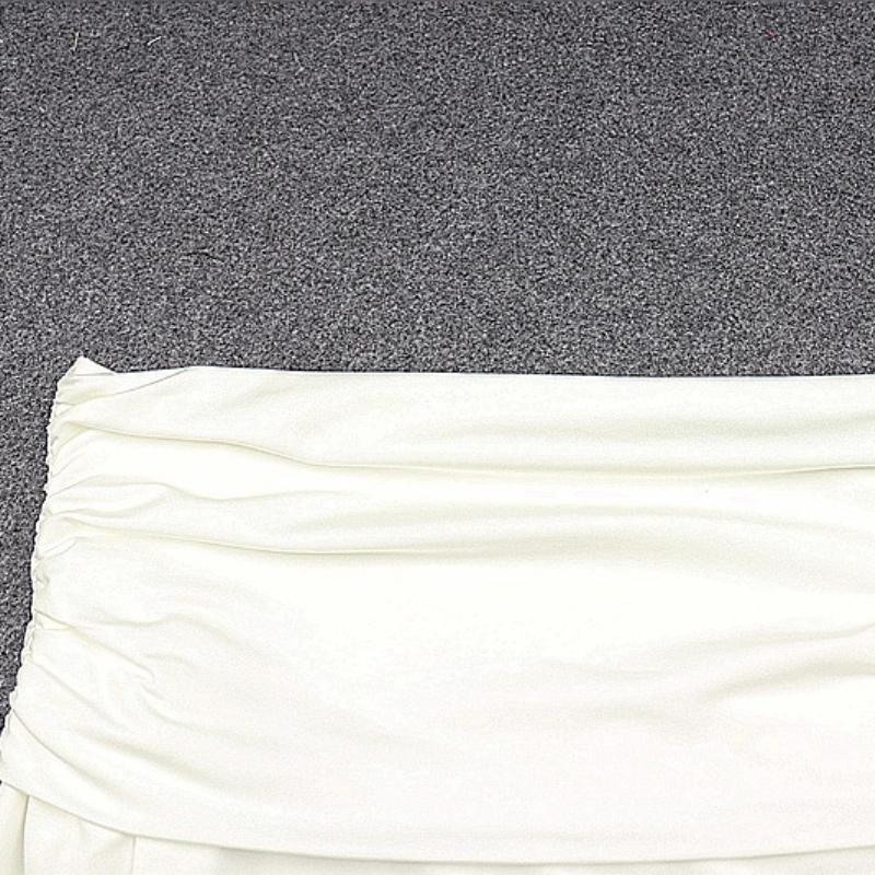 European and American Spring Sexy Hot Girl One Shoulder Slim Fit Versatile Long Sleeved T-shirt Top