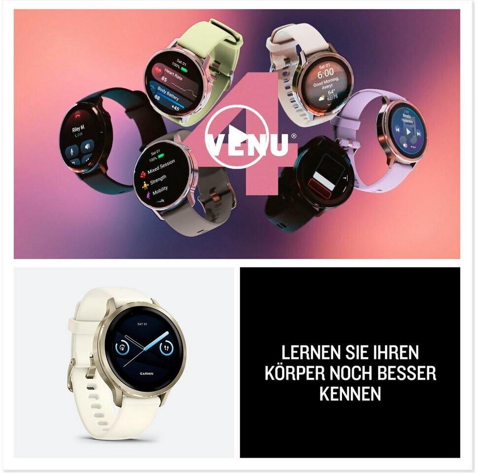 Garmin Venu 4 41mm Lunargold/Bone Silikon-Armband