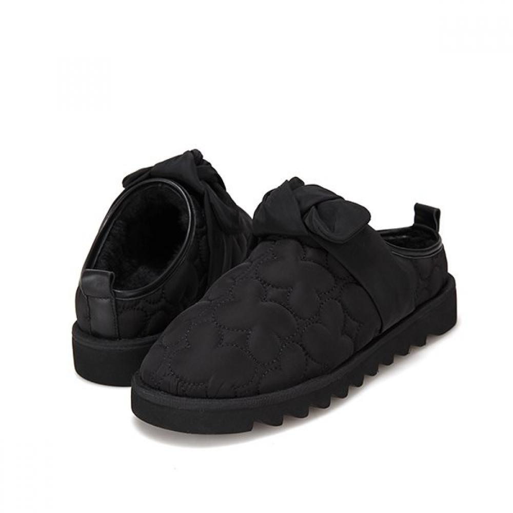 Barbara Fabric Quilted Padding Clog Bbg544bk