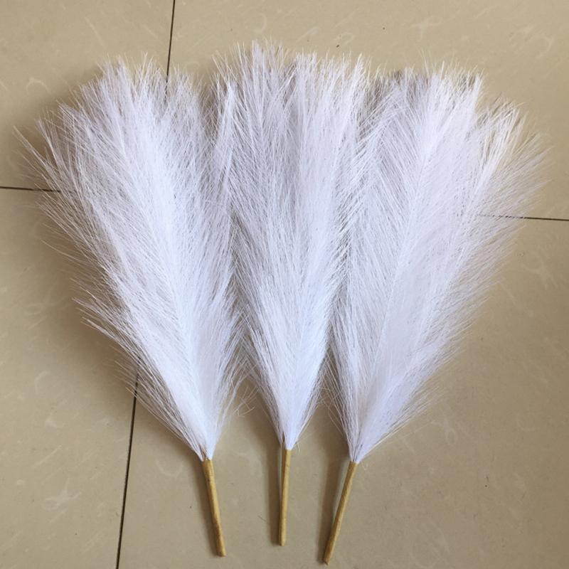 45cm Pampas Grass Simulation  Reed Grass Wedding Decoration Home Bedroom Accessories Wedding Guide Photo PropBackground